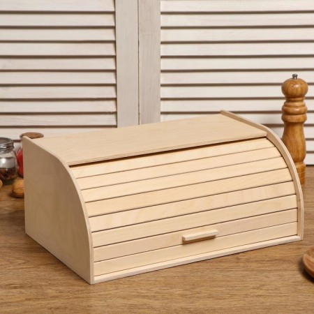 Wooden breadbone "Bukhanka", 38 × 24.5 × 16.5 cm