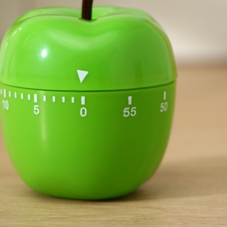 Timer Mechanical shade "Apple", green color-1