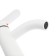 Zein Z3651 sink mixer, single-leaf, pour height 8 cm, ABS plastic, white