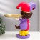 Souvenir Polystone, metal stand "Harlequin with tray" Lilac-raspberry 17x29x30.5 cm