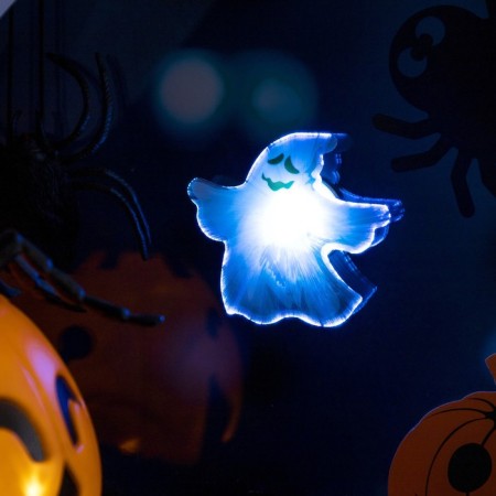 LED toy "Ghost" 8 × 8 cm, batteries AG13x3, glow of multi