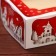 Folding box with a window for marshmallows "House of Santa Claus", 25 x 15 x 7 cm