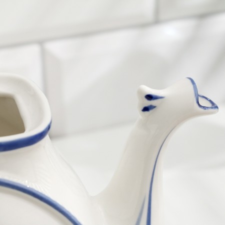 Kettle "owl", 22 x 8 x 20 cm, gzhel, cobalt-5