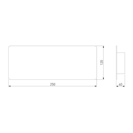 Interior backlight Elektrostandard, Angle Led 6 W, 250x120x40 mm, IP20, white color-3