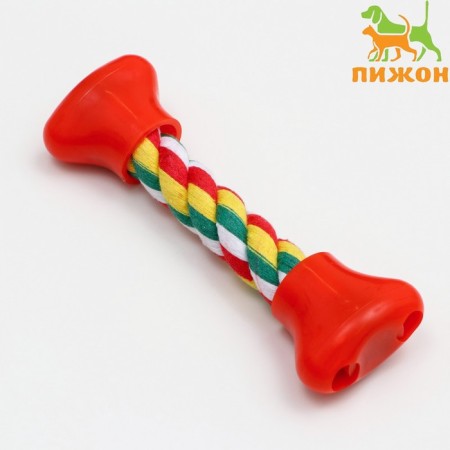 Cable toy "Watch" Small, 60 g, up to 16 cm, white/red/green/yellow