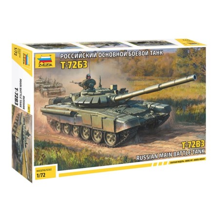 The national team "Russian main combat tank T-72B3" Star, 1/72, (5071)
