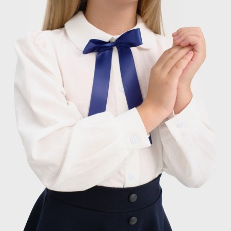 Children's shirt KAFTAN, size 34 (122-128 cm), white color-4