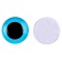 Elose -based eyes, set of 10 pcs., Size 1 pc. - 18 mm, blue color