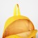 Baby backpack on lightning, 3 outer pockets, yellow color