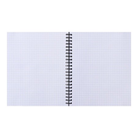 Notebook A5, 80 sheets in a cage on the crest Erichkrause "Accent", plastic toll cover, offset unit, whiteness 100%, mix-10