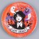 Disposable paper plate "Halloween", girl, 18 cm