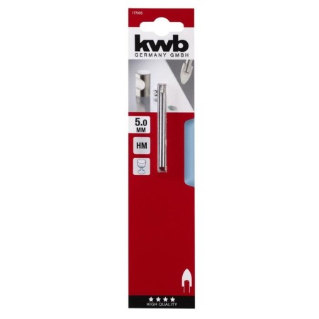 Drill on glass and tile KWB, 5x58 mm, carbide tips HM HM-1