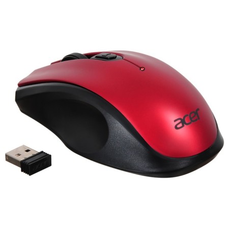 Acer OMR032 Black/Red optical (1600DPI) wireless USB (3but)-4