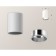 Ambrella Light overhead lamp, XS6312022, MR16 GU5.3 LED 10 watts, white sand, silver color