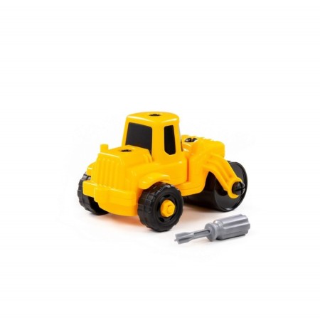 Design and Transport "Road Rink", 18 elements, yellow-black color, in the box-2