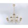 Suspended chandelier Ambrella TR9616/8 CGD, E14, 8x40W D690x770 mm, black