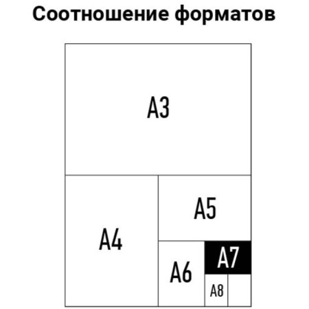 A7 OfficeSpace 80*111mm (80MKM) gloss 100 liters.-3