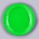 Plate disposable paper plain, green color 18 cm, set 10 pieces