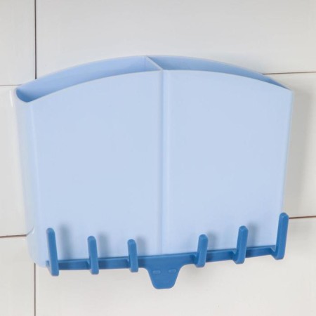 Holder for bathrooms and kitchen accessories on Velcro, 17 × 7 × 12 cm, color mix-1