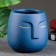 Pot "Mr. Twix" 12x12x12cm, blue