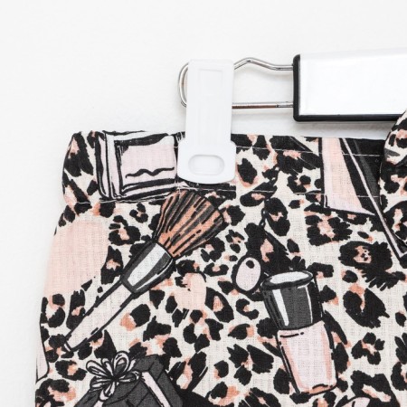 Set for the Ethel Leopard sauna Pareo with a bow+towel 80x150 cm+dressing, 100% HL-5