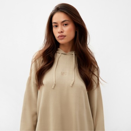 Джемпер женский MIST с капюшоном, бежевый, onesize (44-48)-2