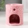 Aroma lamp ceramics "chamomile" pink 6.7x6.7x7.5 cm