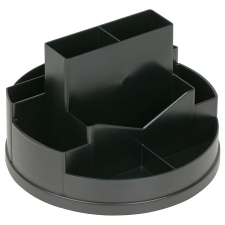 Table stand-organizer "City", rotating, black-1