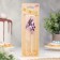Candle for Cake "Almaz", number "4", purple metallic