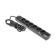 Extension cord Premium 6 nests, 3m, 3x1.5mm², s/h, with a switch, black rexant