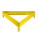 Galf flowerbed, 70 × 15 cm, yellow, “Terpion”, Greengo