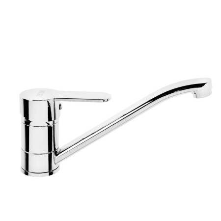Zein Z65350152 kitchen mixer, 35 mm cartridge, pour 20 cm, without eyeliner, chrome-3