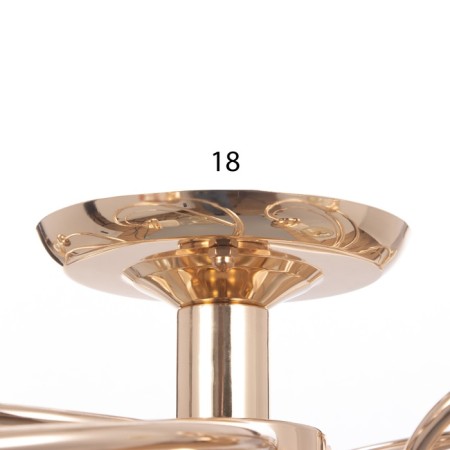 Cauline "Venda" BP 8x40W E27 Gold Model: 2800089-4