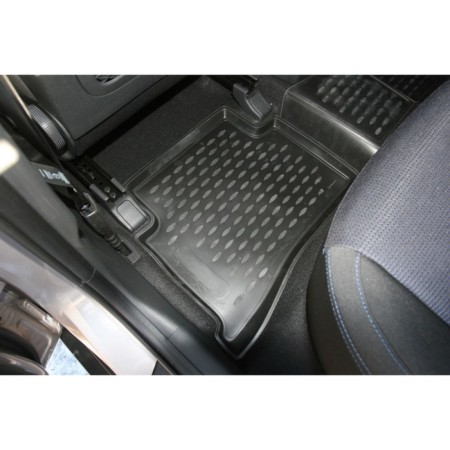 3D mats in the Hyundai Tucson salon, 2015-2016, 4 pcs. (polyurethane)-3