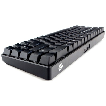 Keyboard Bespr. Mean. Gembird KBW-G500L, BT 5.0/2.4GHz, met, overpass Outemu Blue, 68 cl 108145-3