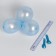 Latex ball 5 ", metal, set of 100 pcs., Water bombs, Blue color