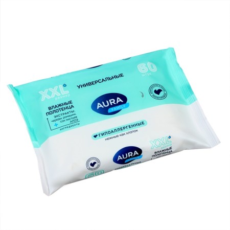 Wet towels Aura Family, 60 pcs-1