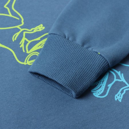 Sweatshirt for boys, jeans/dino color, height 122 cm-2