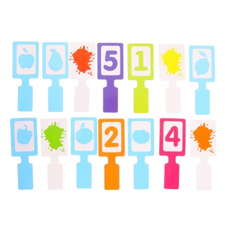 The training set "My Funny Garden", 40 figures, cards, a voluminous field, according to the Montessori methodology-4