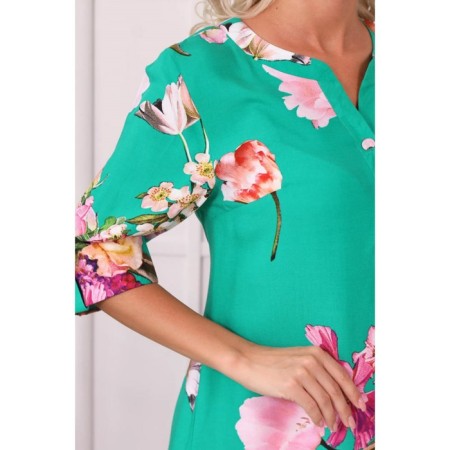 Women's tunic, size 44, green color-12