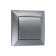 Luazon Lighting "Antei" switch, 10 A, 1 key, hidden, silver