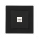 Single one -sewing Tot Matte Glass, hidden, glass, black