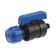Fabric tap VALFEX, D = 32 mm x 1/2 ", tsang/external thread, collapsible