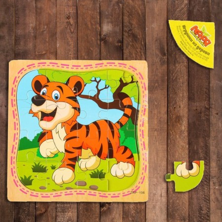 Puzzle in the frame "Tiger"