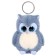 Soft toy "Owl", Blue color, 11 cm