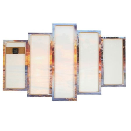 Carty clock, modular "sunset on the beach", silent, 80 x 140 cm-1