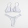 Swimsuit female separate minku color silver, size 44