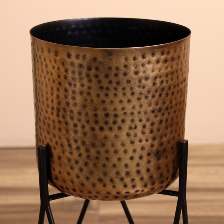 Kashpo on the stand "Brigs" metal (set 2 pcs), diameter 24 and 21 cm-2