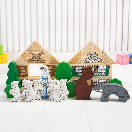 Designer "Tales: Wolf and Seven Kid", 28 elements-4
