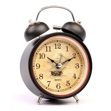 Alarm clock "Ship", smooth move, D-7.5 cm, 13 x 9 cm-1